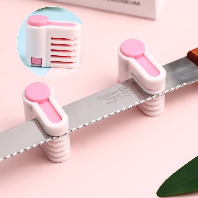5* Profi Tortenbodenteiler Set – Verstellbarer Tortenschneider mit Wellenschliffmesser – Edelstahl Konditormesser für Biskuitschichten & Brot – Backzubehör für gleichmäßige Tortenböden