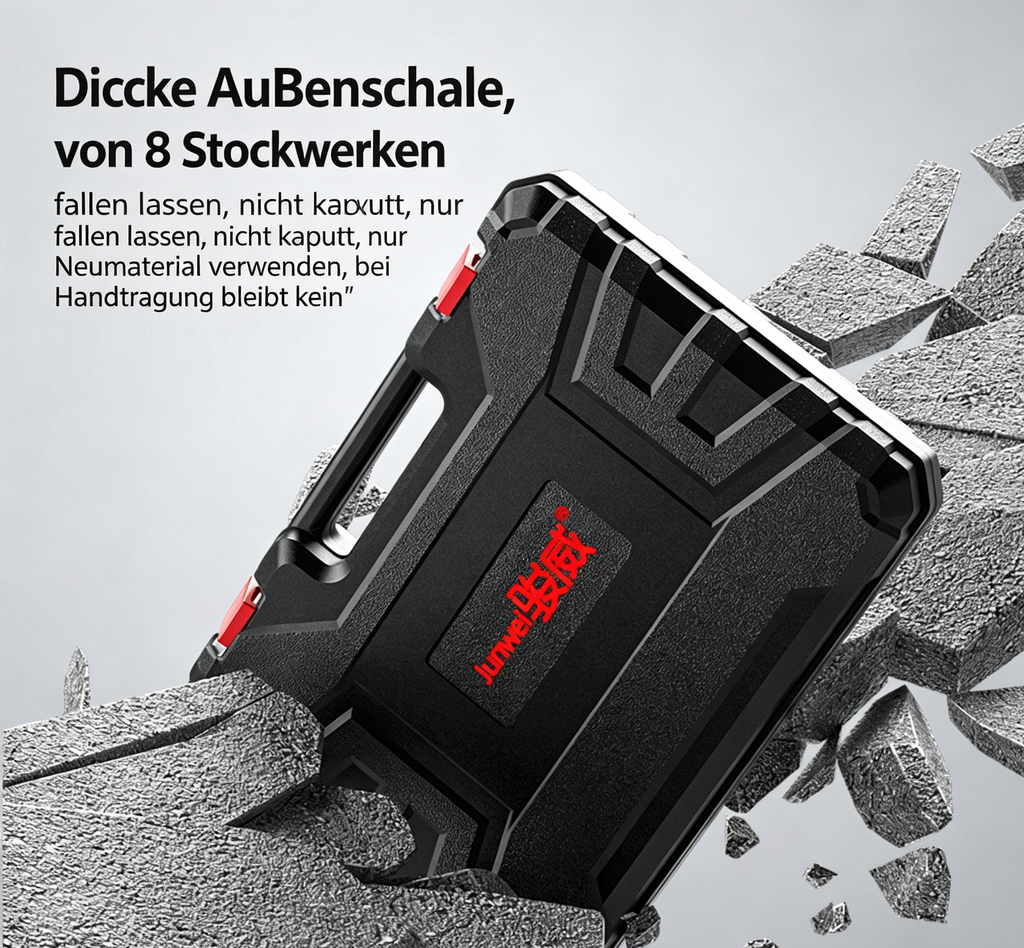 82-teilig Werkzeugkoffer Set Handwerkzeug Set Haushaltswerkzeug Universal Werkzeugset mit Koffer für Familie und Haushalt Repair Tool Kit