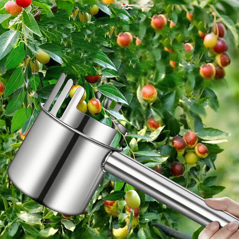Profi Beerenpflücker aus verdicktem Edelstahl – Robuster Beerenkamm für Heidelbeeren, Johannisbeeren & Wildfrüchte – Rostfrei & Langlebig – Effiziente Erntehilfe für den Garten