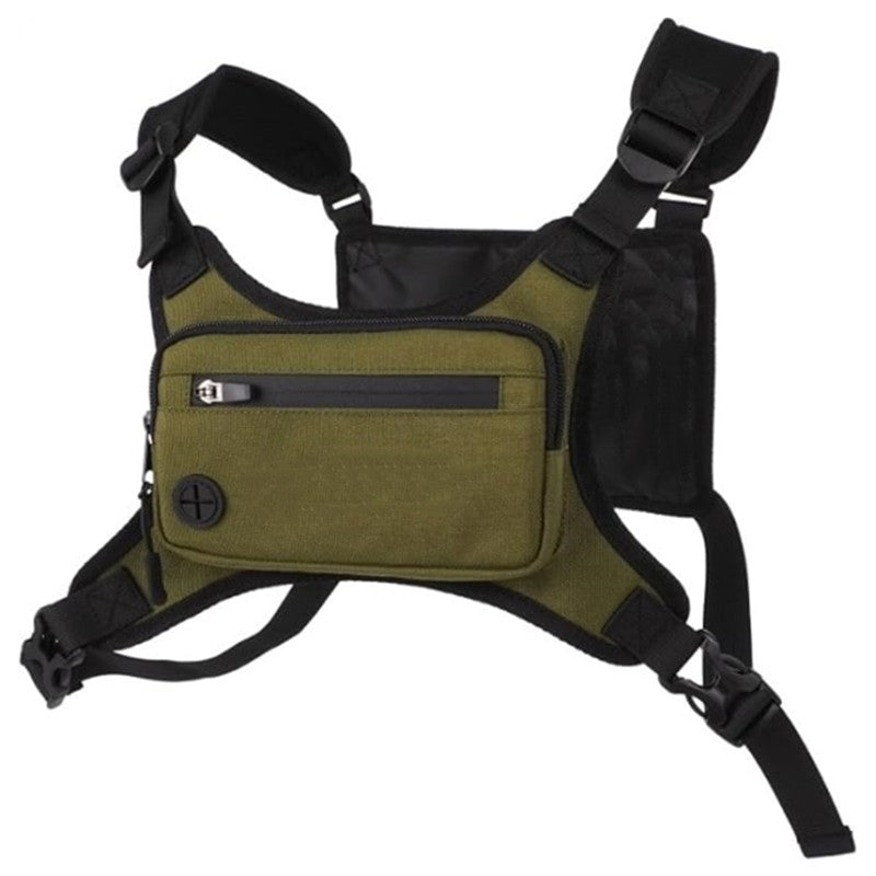 Leichte Laufweste für Herren und Damen Taktische Brusttasche für Training und Jogging Atmungsaktiver Trinkrucksack für Outdoor Sport und Crossfit