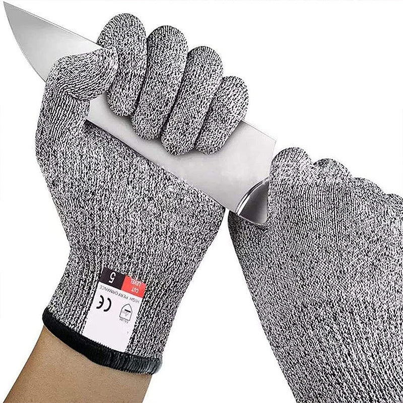 5 Level Schnittfeste Handschuhe – Garten Arbeitshandschuhe Anti-Schnitt, Rutschfest & Atmungsaktiv