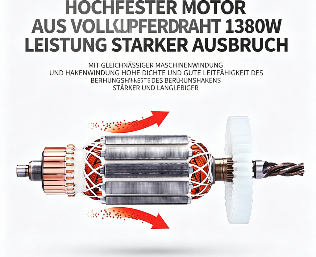 220V-240V Elektrische Schlagbohrmaschine: Multifunktions-Bohrmaschine für Beton & Holz