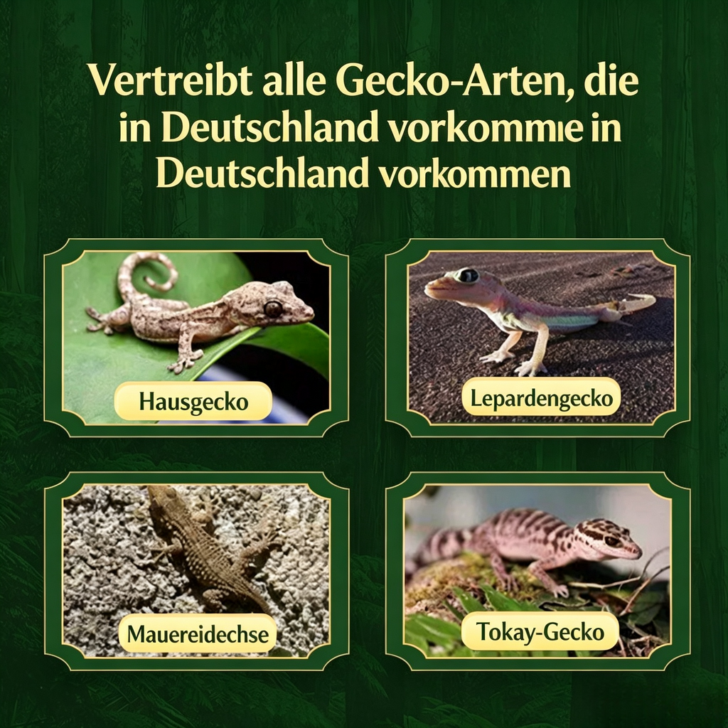 Gecko-Abwehr Gel (2er-Pack / 16 Stück) – Effektives Mittel gegen Geckos & Eidechsen, Sanfte & Schnelle Abwehr für Haus & Innenräume, Langanhaltende Schutzbarriere