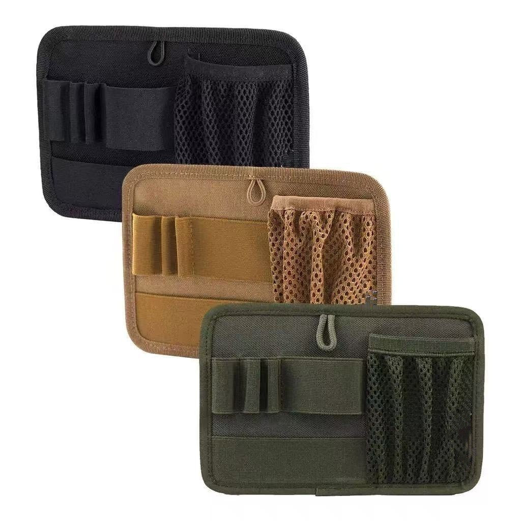 Taktisches EDC Organizer Panel mit Klettrückseite – Modularer Netztaschen-Einsatz für Rucksäcke & Westen – Werkzeugtasche zur Erweiterung – Schwarz