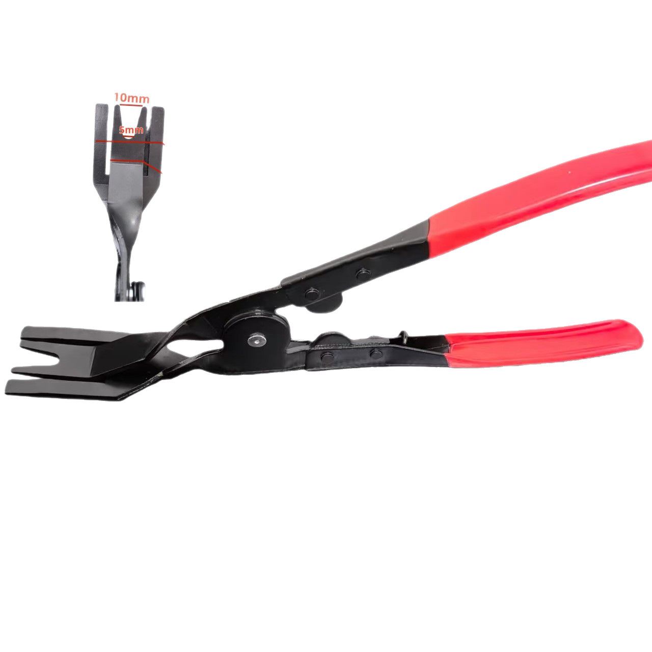 Profi Kfz Demontagezange für Türverkleidungen und Scheinwerfer Spezialwerkzeug zum Entfernen von Clips und Nieten Robuste Aushebelzange für Autoreparatur