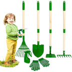 6 Teiliges Kinder Garten Werkzeug Set Rake Schaufel Pflanzen Spielen Garten