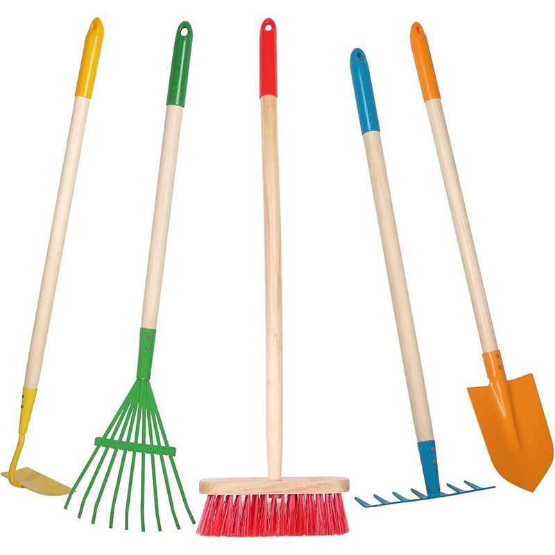 6 Teiliges Kinder Garten Werkzeug Set Rake Schaufel Pflanzen Spielen Garten