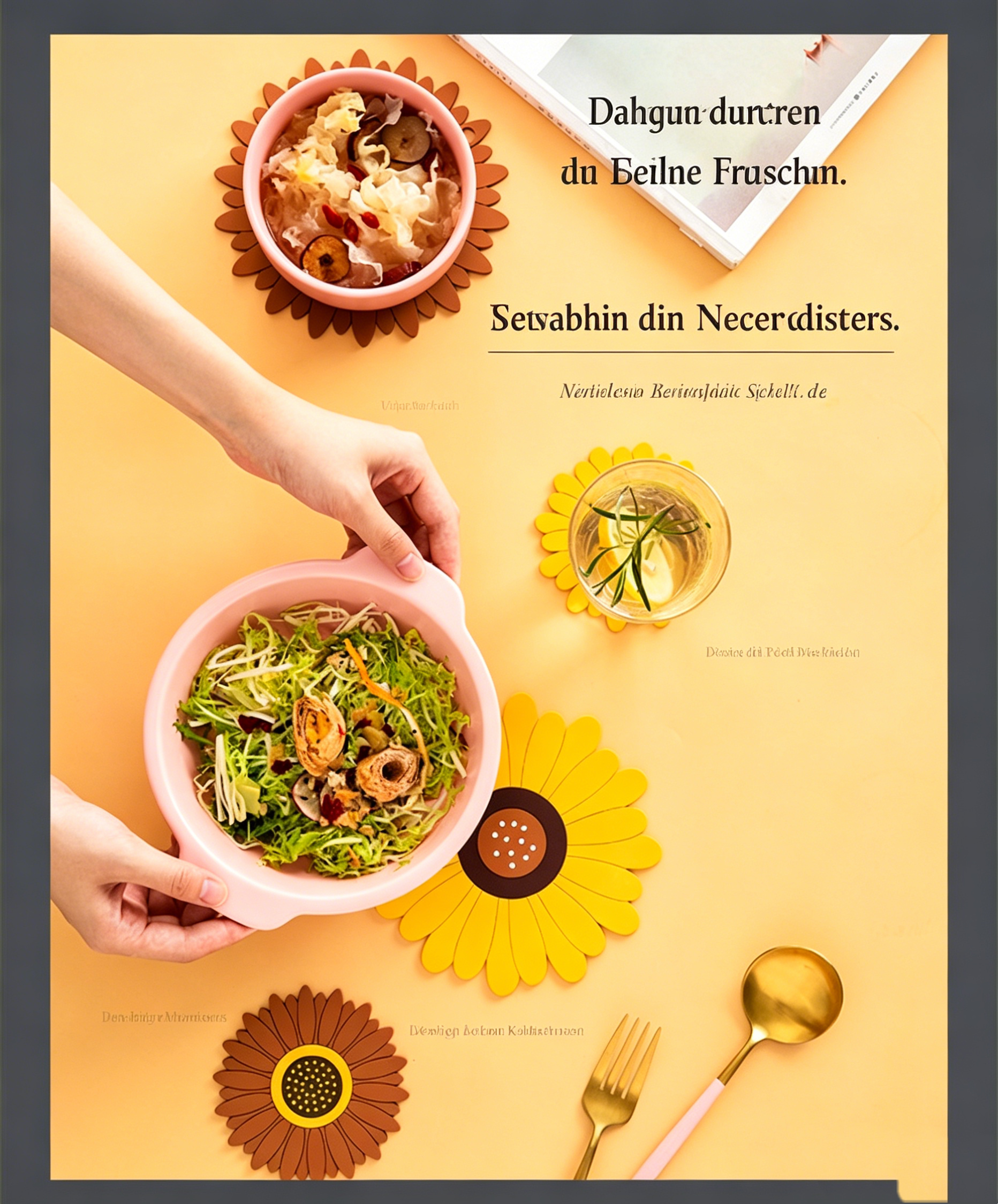 Premium Platzsets & Untersetzer Set: Hitzebeständige Tischmatten für Töpfe, Pfannen & Teller