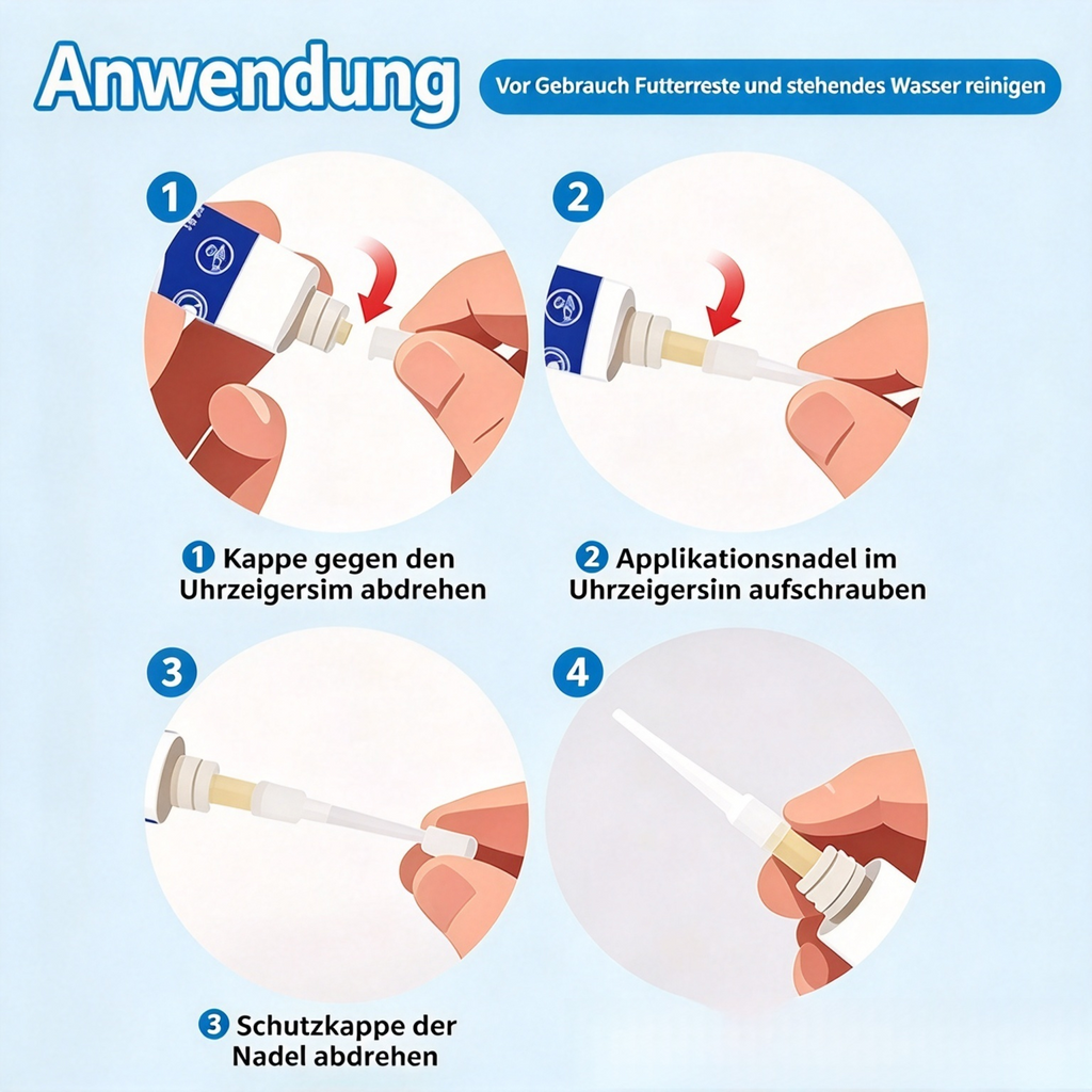 (2er-Pack) Kakerlaken Gel Köder (10g) – Effektives Mittel gegen Kakerlaken & Schaben, Kaskadenförmige Wirkung zur Nestvernichtung, Langanhaltender Schutz für Küche & Haushalt