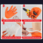 7-Needle Nitrilhandschuhe – verstärkt, rutschfest, verschleißfest und gummiert