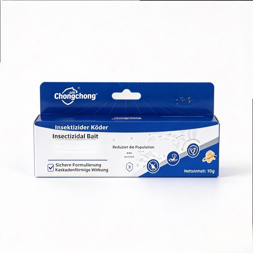 (2er-Pack) Kakerlaken Gel Köder (10g) – Effektives Mittel gegen Kakerlaken & Schaben, Kaskadenförmige Wirkung zur Nestvernichtung, Langanhaltender Schutz für Küche & Haushalt