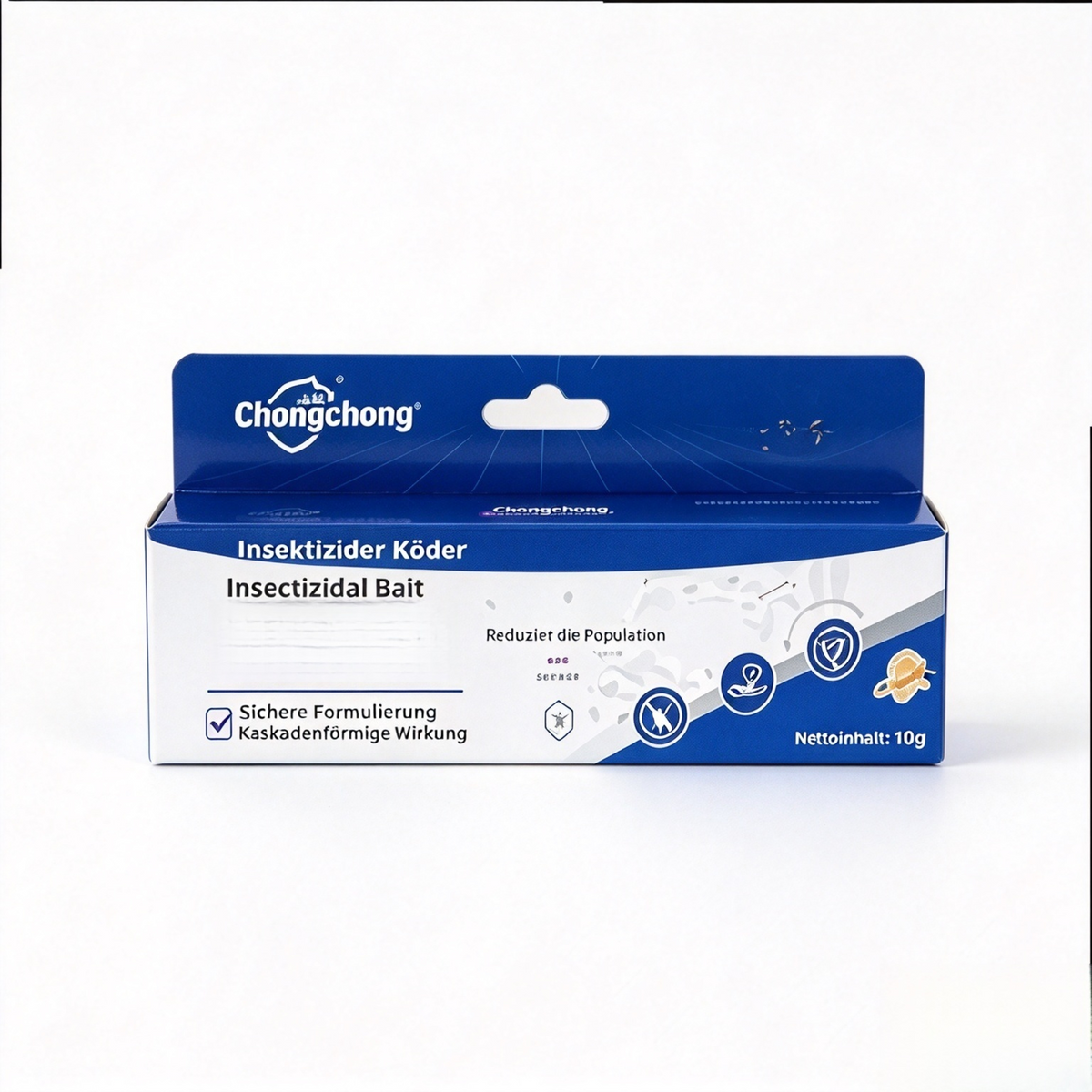 (2er-Pack) Kakerlaken Gel Köder (10g) – Effektives Mittel gegen Kakerlaken & Schaben, Kaskadenförmige Wirkung zur Nestvernichtung, Langanhaltender Schutz für Küche & Haushalt