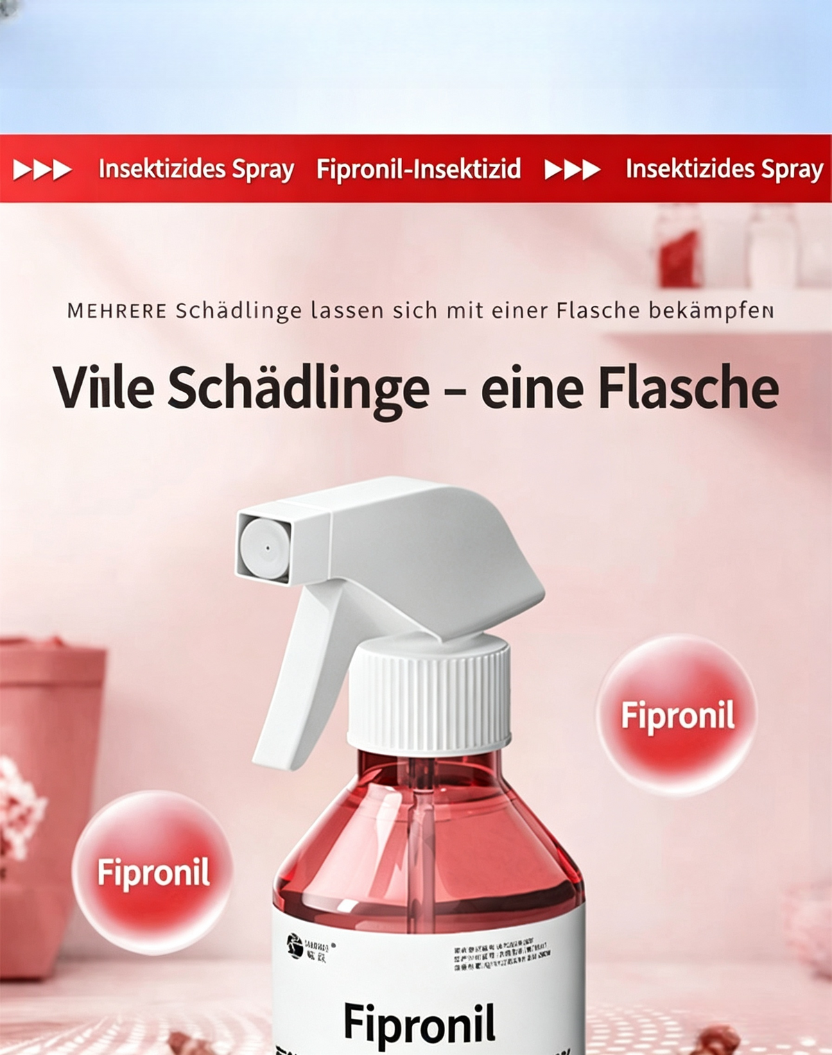 Bettwanzen Spray & Insektenvernichter (500 ml) – Effektives Insektenspray gegen Bettwanzen, Flöhe, Zecken, Spinnen & Silberfische, Schnelle Wirkung & Langzeitschutz für Bett, Sofa & Teppich