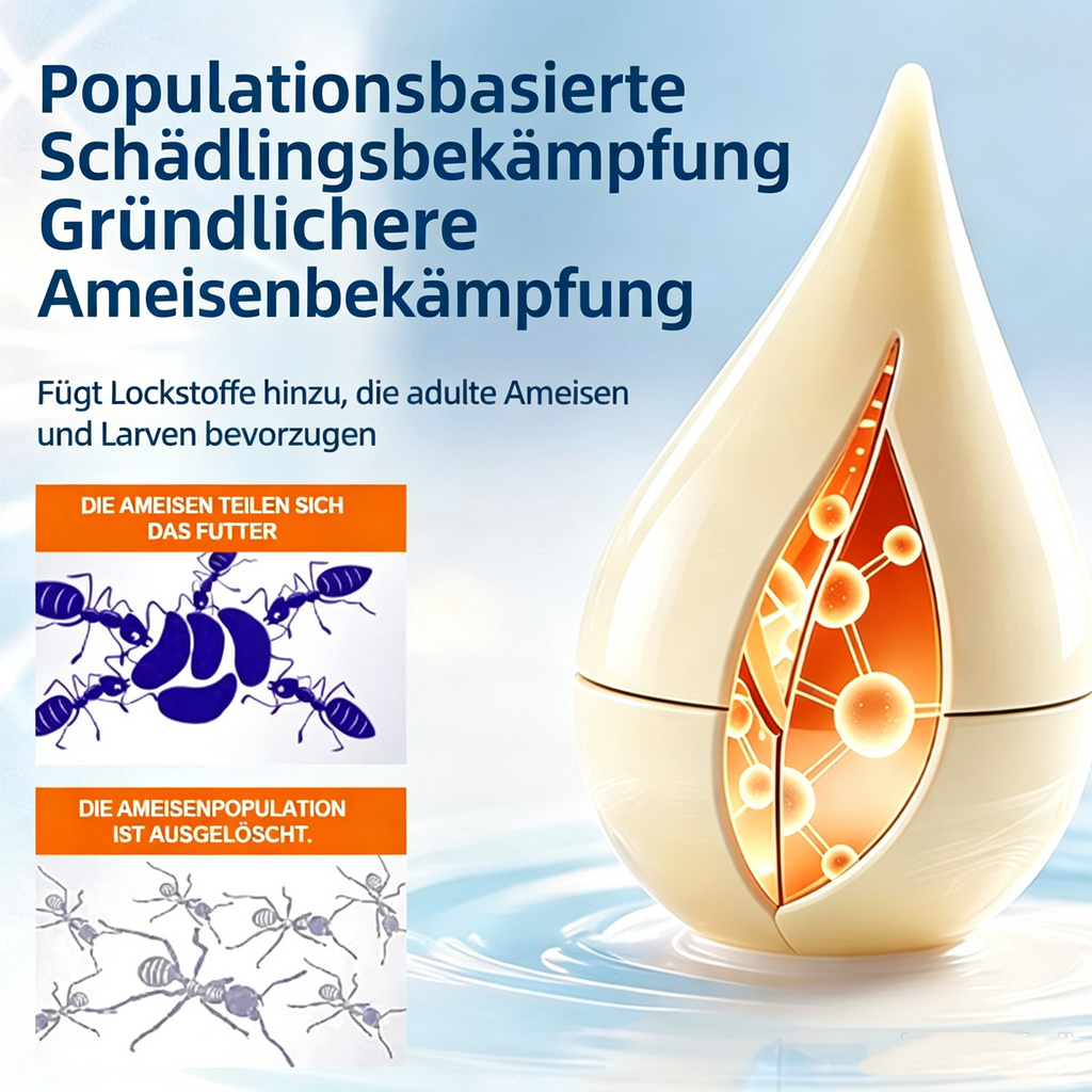 2*KILLMISE Ameisenköder Gel – Professionelles Ameisengift Gel mit Präzisions-Spritze, Effektive Kettenvernichtung für Nest & Königin, Für Küche, Bad & Wohnraum