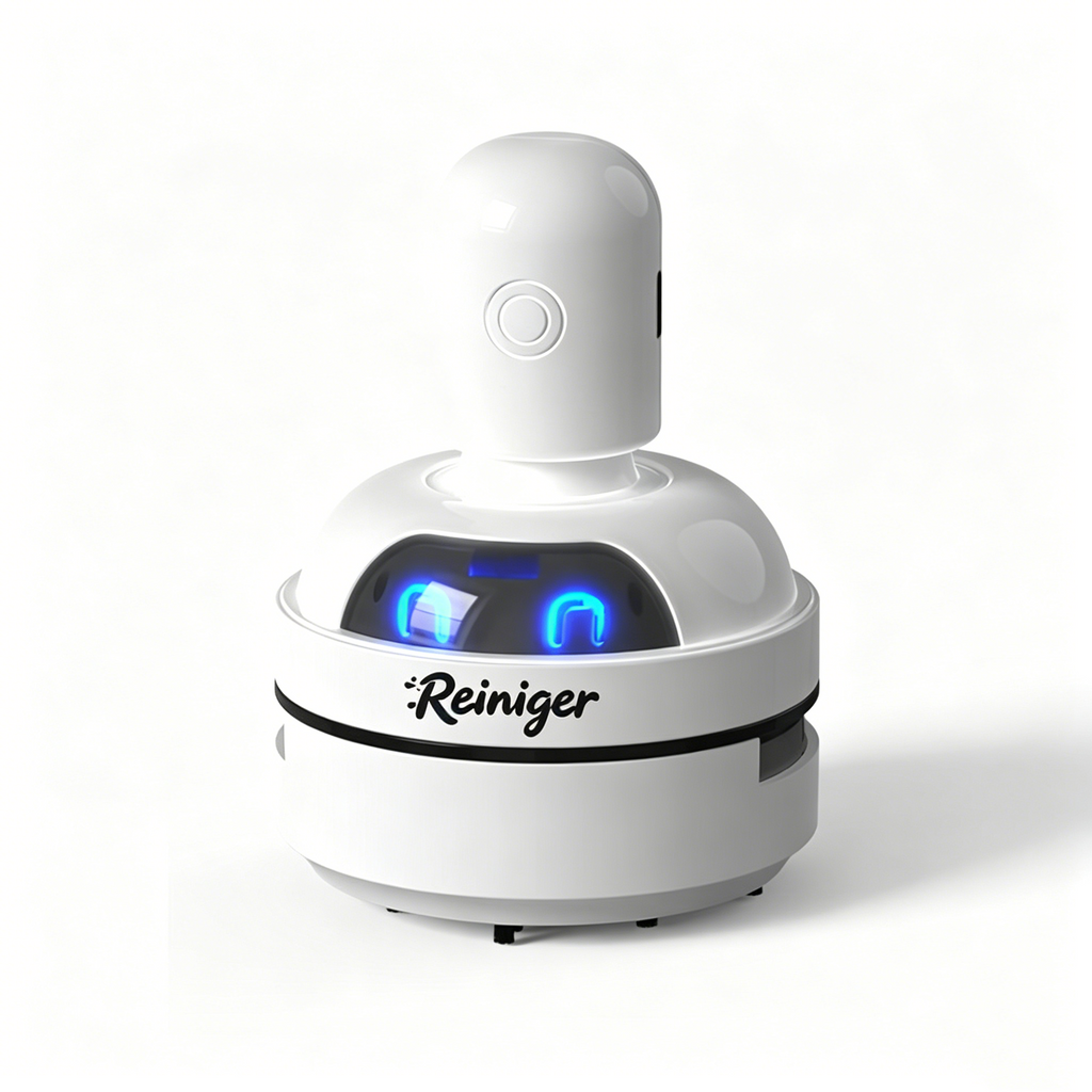 Mini Tischstaubsauger für Kinder: Niedlicher Krümelsauger für Radiergummireste & Tastatur