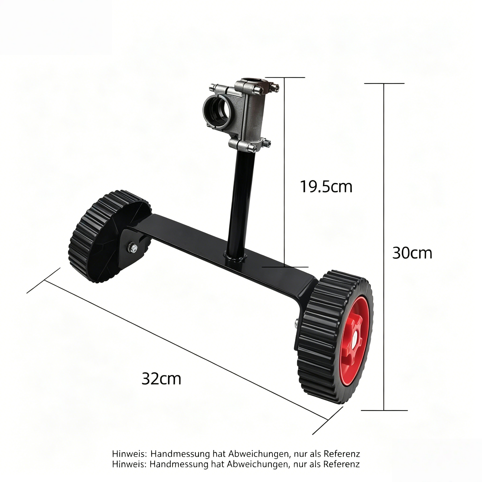 Universal Stützräder für Rasentrimmer & Motorsense: Führungsrad für 26mm/28mm Schaft