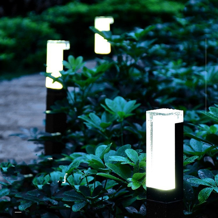 Solar Gartenleuchte für Aussen mit Warmweißem Licht Dekorative Rasenlampe für Garten und Terrasse Wasserdichte Solarleuchte für Stimmungsvolle Wege
