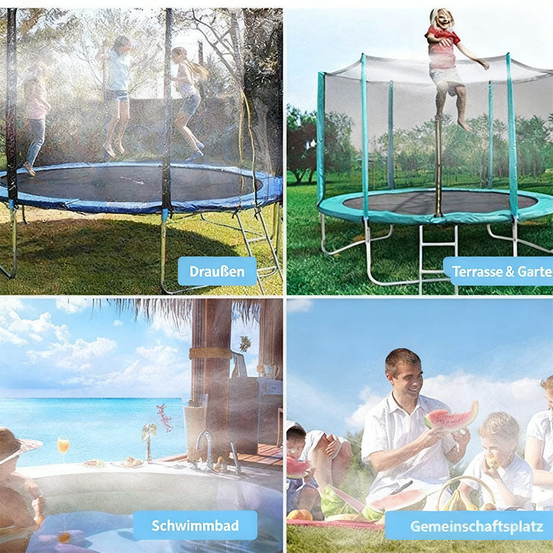 Trampolin Sprinkler Wasserspielzeug für Kinder Outdoor Garten Abkühlung Sprühgerät