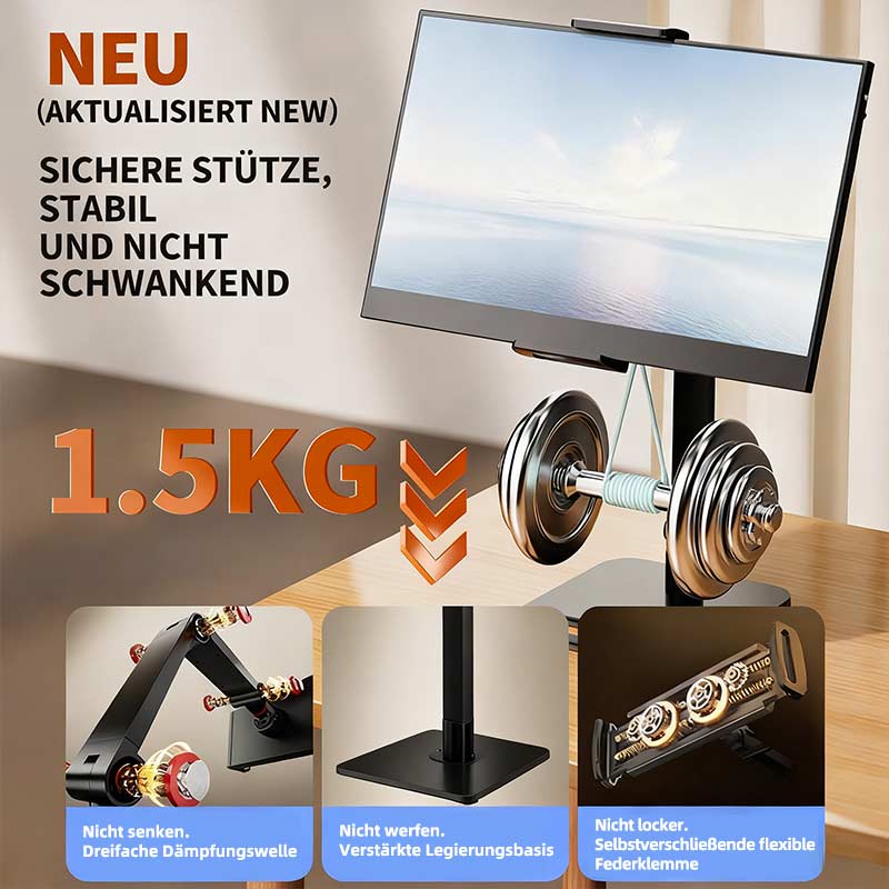 Universeller tragbarer Monitorständer Desktop Handy Tablet Ständer Multifunktionaler klappbarer Bildschirmhalter