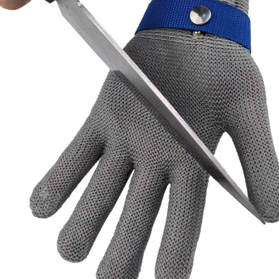 handschuhe mit stahleinsatz A9 Schnittschutzhandschuhe aus 316 Edelstahl – Sicherheits Arbeitshand – Gartup