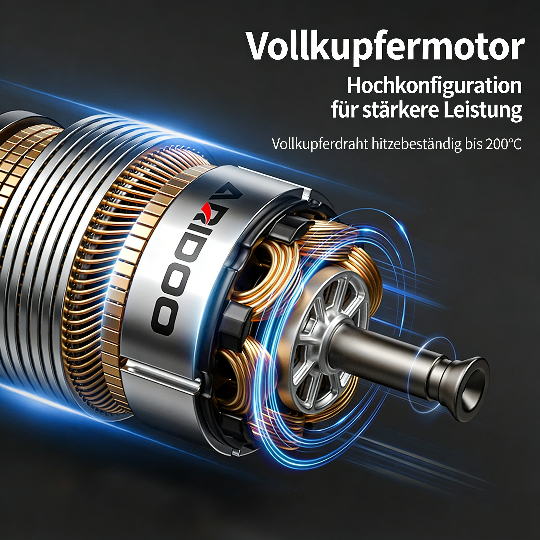 Akku-Gebläse mit hoher Leistung – Leistungsstarker Laubbläser & Staubbläser für Garten, Werkstatt & Auto – Kompakter Akku-Laubpuster zum Schneeräumen & Entstauben
