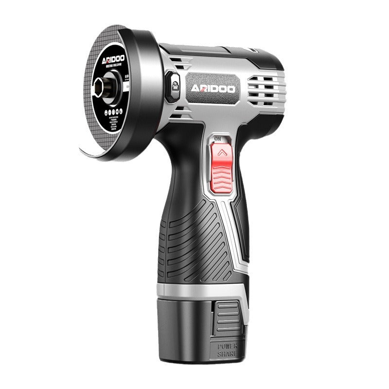 Akku-Winkelschleifer mit bürstenlosem Motor – Leistungsstarke Schleifmaschine mit großem Akku – Multifunktionales Trennschleifer-Set für Metall, Stein & Holz