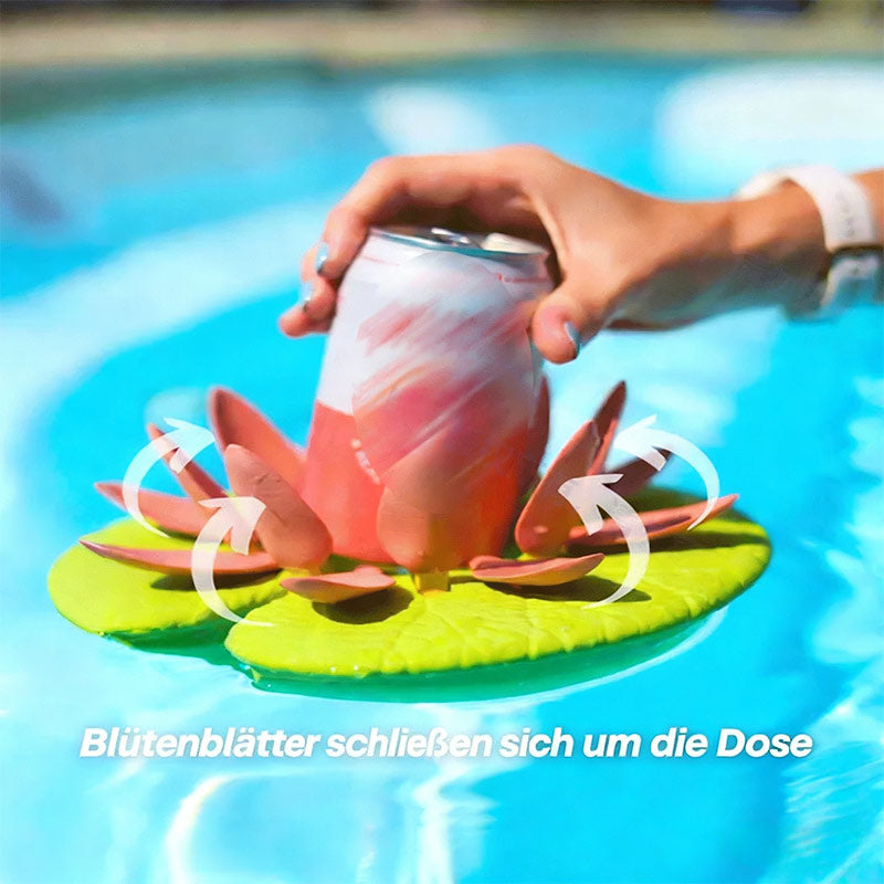 Bath Lilies Badewannen Getränkehalter Schwimmender Weinhalter für Bad Pool Bier & Softdrink