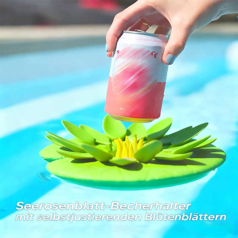 Bath Lilies Badewannen Getränkehalter Schwimmender Weinhalter für Bad Pool Bier & Softdrink
