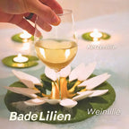 Bath Lilies Badewannen Getränkehalter Schwimmender Weinhalter für Bad Pool Bier & Softdrink