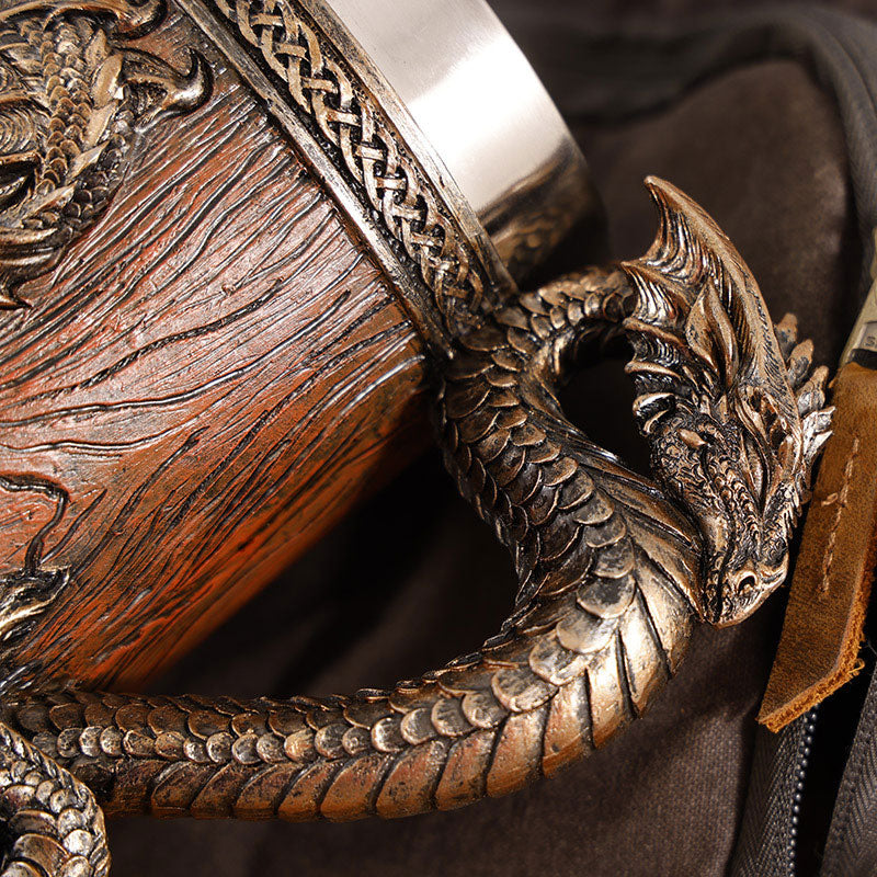 Becher Drachen Design Edelstahlbecher Kreativer Trinkbecher Kaffee Thermobecher Geschenkidee