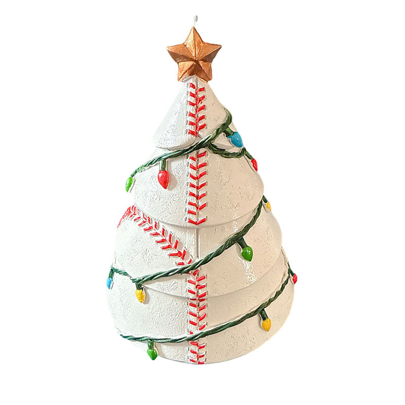 Bunte Fußball Weihnachtsbaum Deko Fußball Ornament für Fans Weihnachtsbaumschmuck Dekokugel