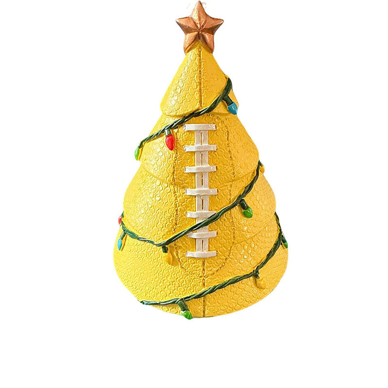 Bunte Fußball Weihnachtsbaum Deko Fußball Ornament für Fans Weihnachtsbaumschmuck Dekokugel