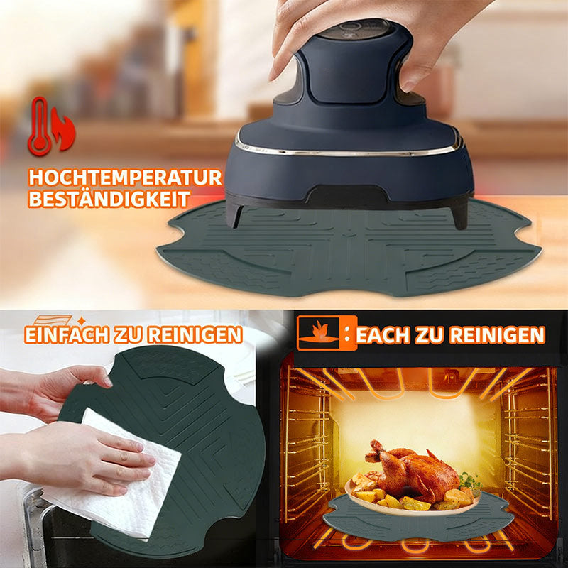 Crispi Glas Ninja Airfryer Hitzeschutzmatte Rutschfest Küchenunterlage Topfschutz