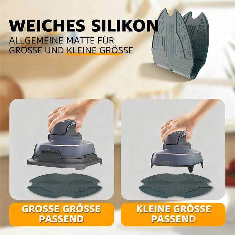 Crispi Glas Ninja Airfryer Hitzeschutzmatte Rutschfest Küchenunterlage Topfschutz