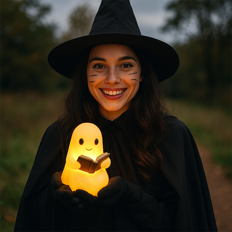 Der süße Geist-Leselicht für Halloween-Geisternacht