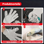 Dicke Canvas Handschuhe Hitze- und Schnittschutz 5-Naht doppellagig rutschfest für Küche BBQ