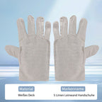Dicke Canvas Handschuhe Hitze- und Schnittschutz 5-Naht doppellagig rutschfest für Küche BBQ