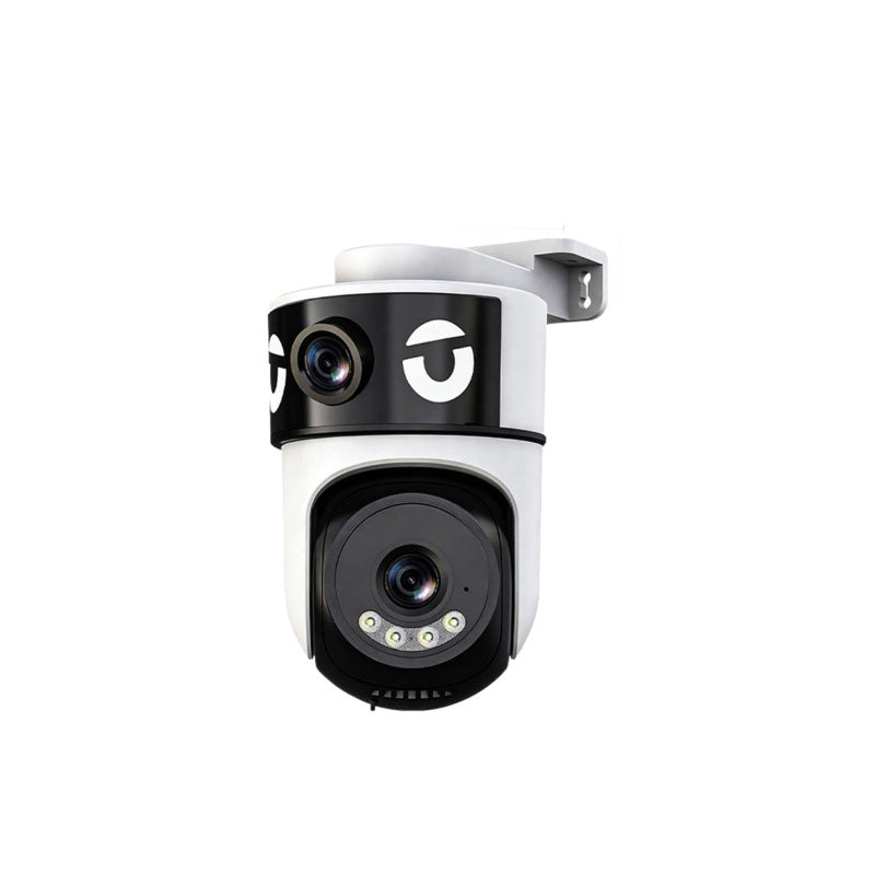 Dual-Lens WLAN Überwachungskamera Innen – 2K/4K HD WiFi Kamera mit Doppel-Objektiv – 360° Schwenkbar – Intelligente Nachtsicht & Bewegungsmelder – Babyphone & Haustierkamera