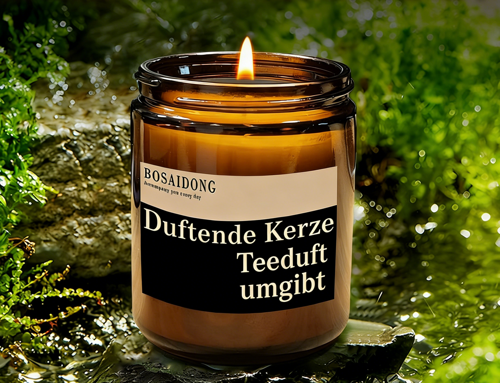 Duftkerze Rose – Handgemacht, langanhaltender Duft, Auto & Zuhause Aromakerze