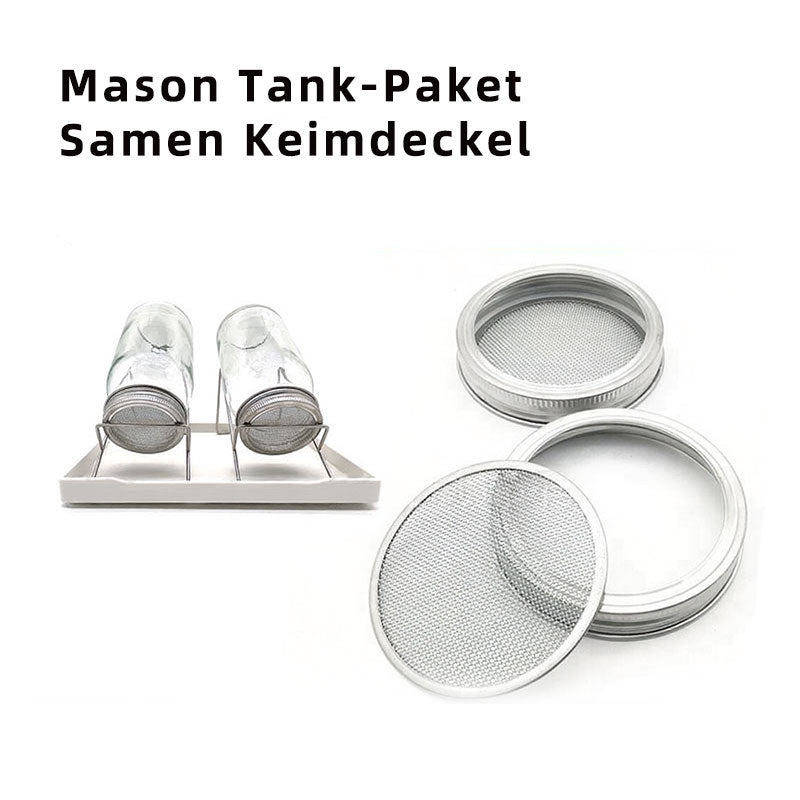 Edelstahl Keimdeckel 70 86mm Aus 304 Lebensmittelqualität Für Sprossengläser Und Samenkeimung