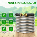 Edelstahl Mehrzweck Gartenschlauch Spritze Set 10-in-1 für Autowäsche Garten Bewässerung