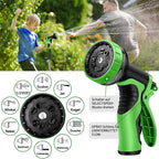 Edelstahl Mehrzweck Gartenschlauch Spritze Set 10-in-1 für Autowäsche Garten Bewässerung