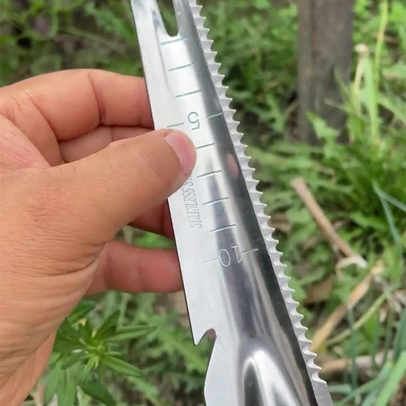 Edelstahl Rasenkantenschneider Sichel Fugen Unkrautentferner Gartengerät Gartenwerkzeug Mehrzweck Säge Schaufel