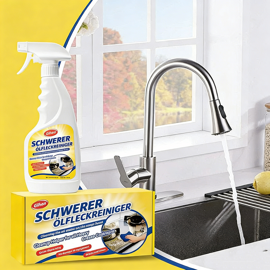 Effektiver Allzweck‑Reiniger mit Sprühkopf – Universal‑Spray für Küche, Haushalt, Ofen, Herd, Dunstabzugshaube & Spüle