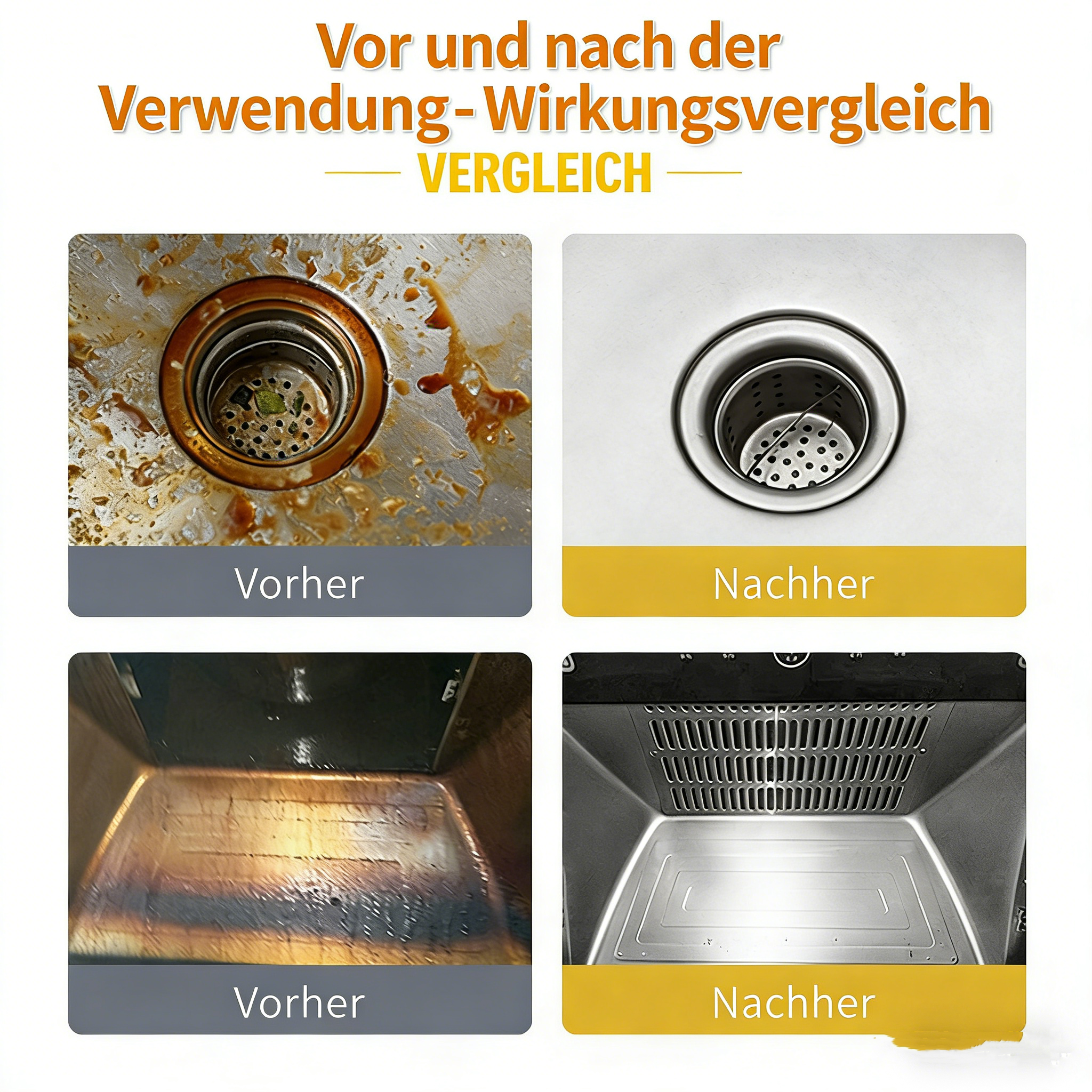 Effektiver Allzweck‑Reiniger mit Sprühkopf – Universal‑Spray für Küche, Haushalt, Ofen, Herd, Dunstabzugshaube & Spüle