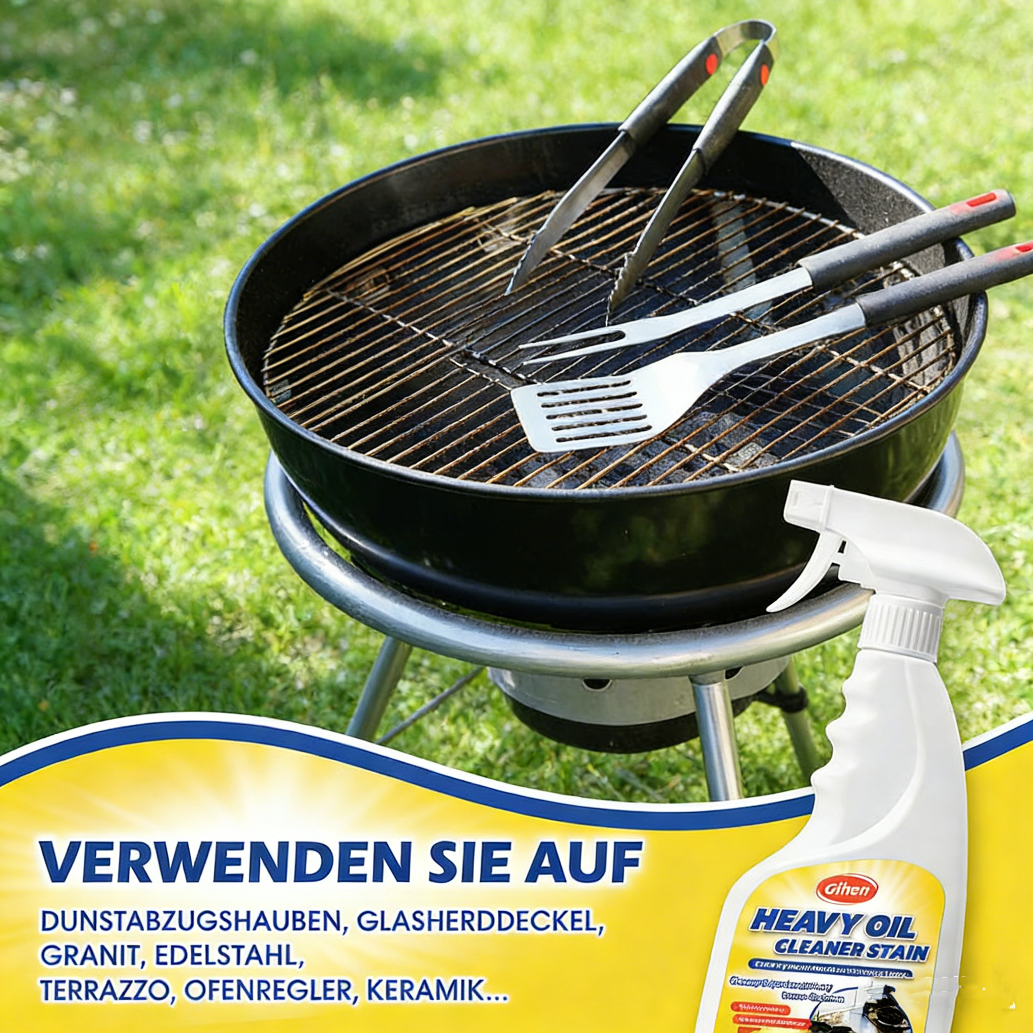 Effektiver Allzweck‑Reiniger mit Sprühkopf – Universal‑Spray für Küche, Haushalt, Ofen, Herd, Dunstabzugshaube & Spüle