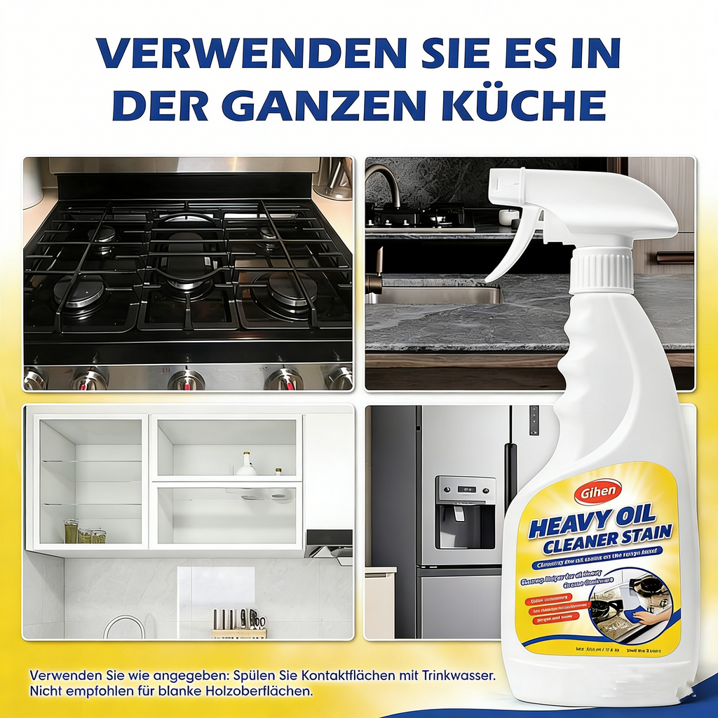 Effektiver Allzweck‑Reiniger mit Sprühkopf – Universal‑Spray für Küche, Haushalt, Ofen, Herd, Dunstabzugshaube & Spüle