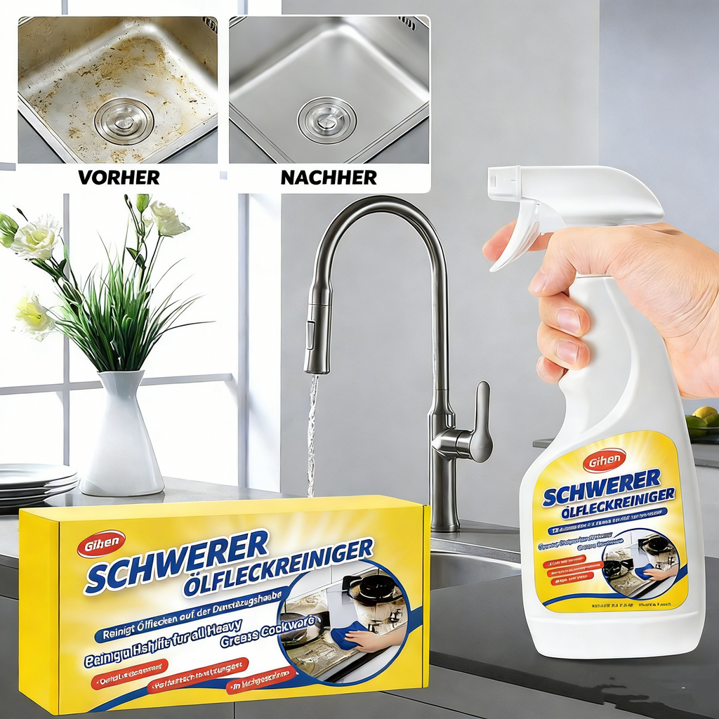 Effektiver Allzweck‑Reiniger mit Sprühkopf – Universal‑Spray für Küche, Haushalt, Ofen, Herd, Dunstabzugshaube & Spüle