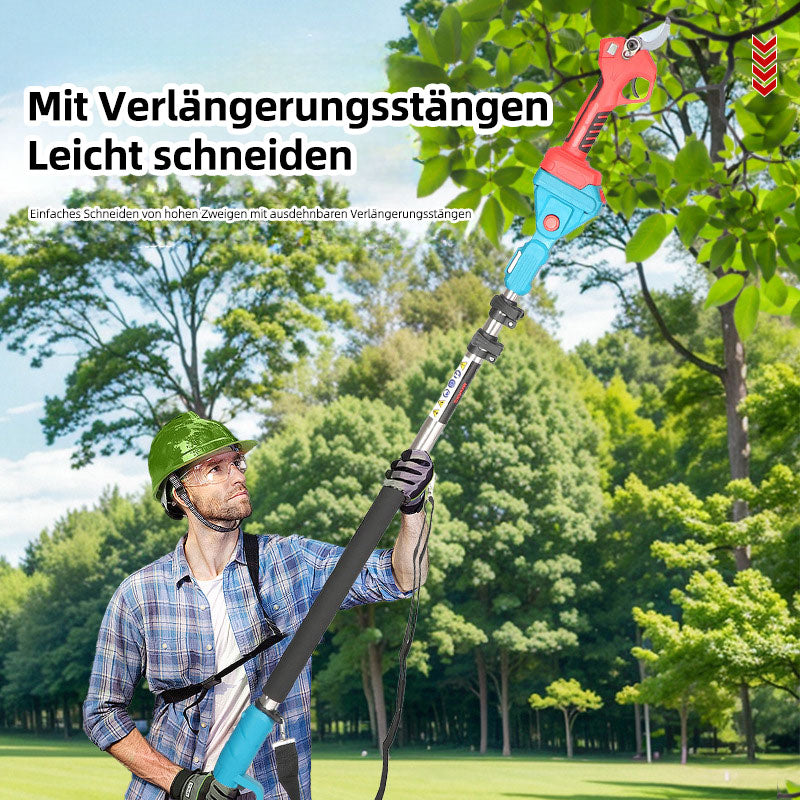 Elektrische Akku Astschere Handgehaltene Gartenschere Mit Manganstahlklinge Für Baum Und Gartenpflege