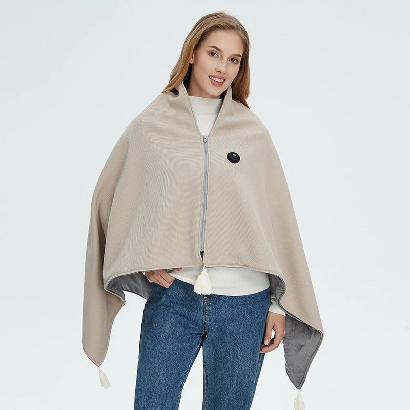 Elektrische Heizdecke mit Schulterwärme – 3 Heizstufen, Schnelles Aufheizen